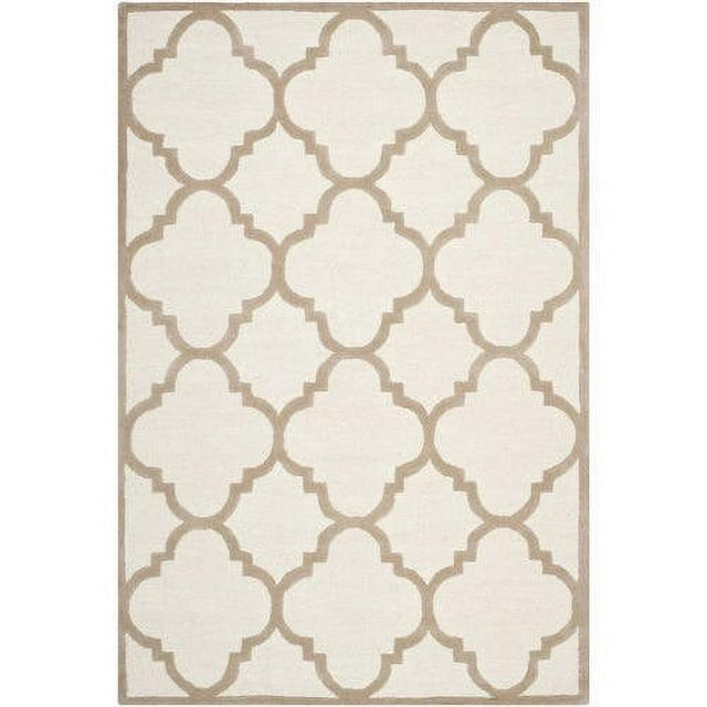 Cambridge CAM140 Tufted Indoor Area Rug - Ivory/Beige - 6'x9' - Safavieh