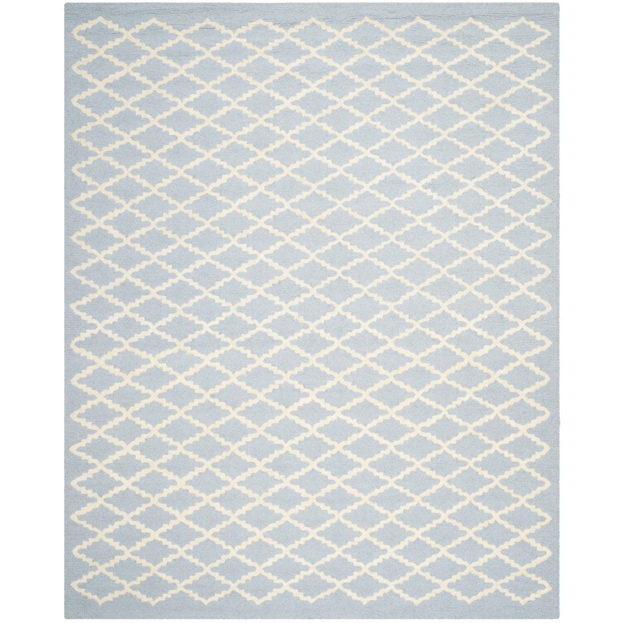 Cambridge CAM137 Tufted Indoor Area Rug - Light Blue/Ivory - 4'x6' - Safavieh