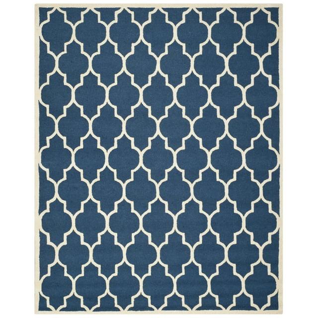Cambridge CAM134 Tufted Indoor Area Rug - Navy/Ivory - 9'x12' - Safavieh