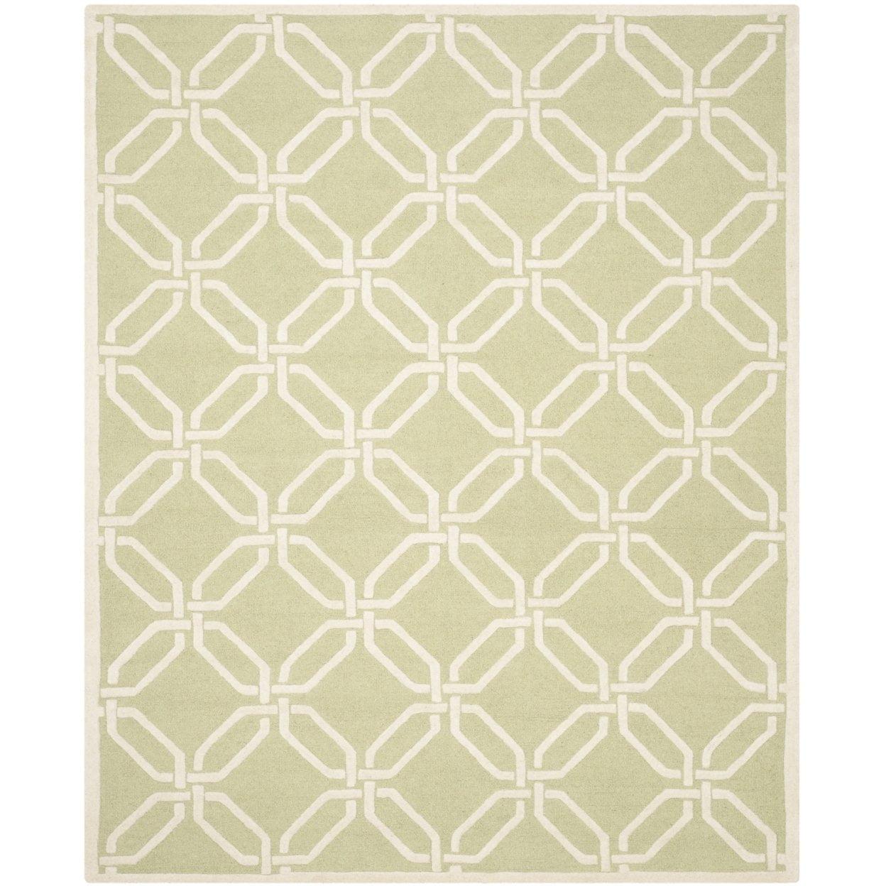 Cambridge Hand Tufted Wool Geometric Rug