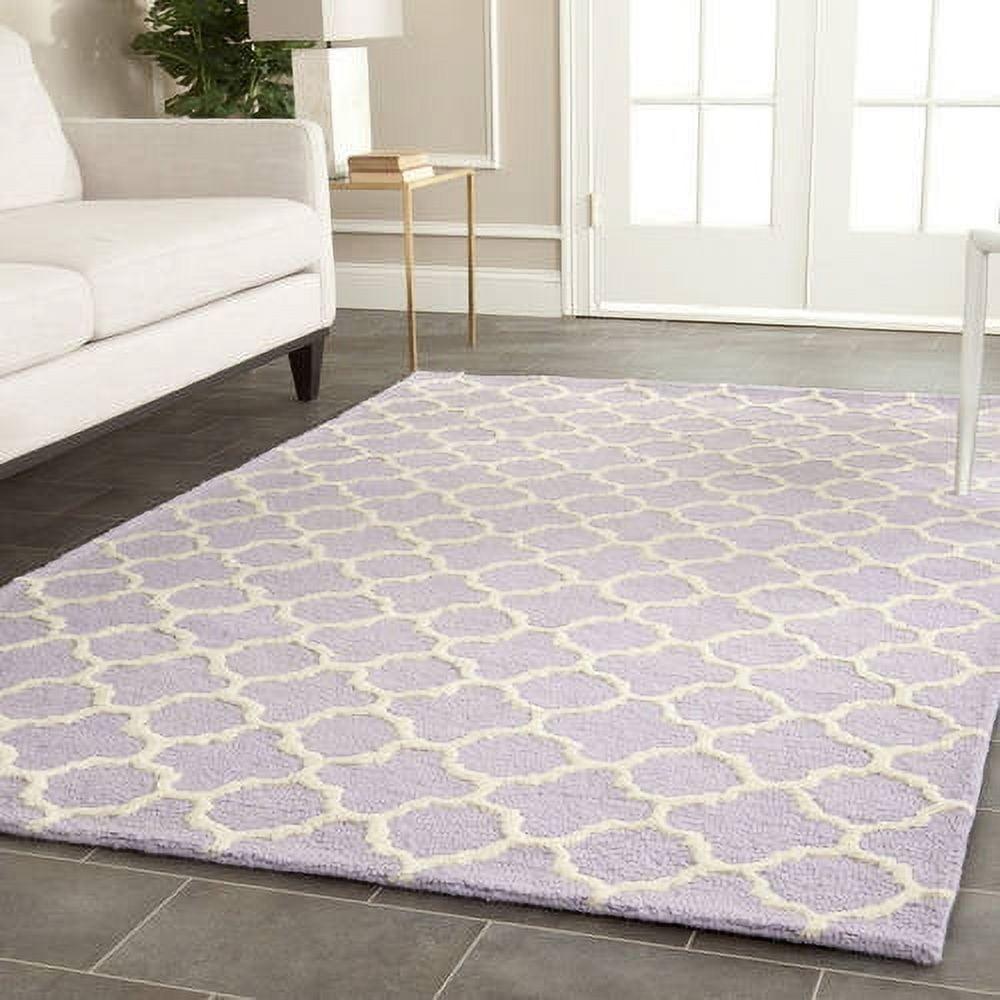 Cambridge CAM130 Tufted Indoor Area Rug - Lavander/Ivory - 5'x8' - Safavieh