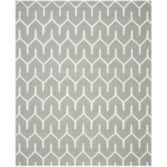 George Oliver Deedgra Hand Tufted Wool Geometric Rug
