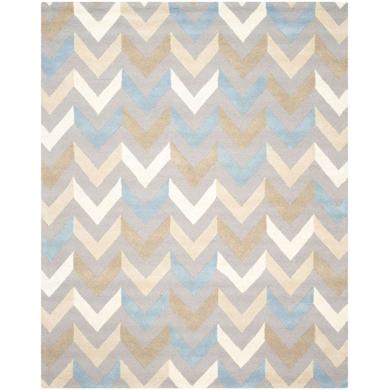Safavieh Cambridge Hand Tufted Wool Chevron Rug