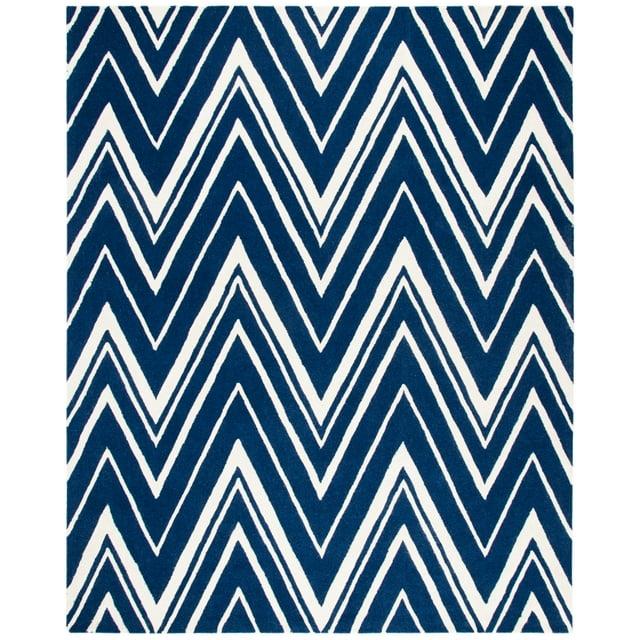 Cambridge CAM711 Tufted Indoor Runner Rug - Navy/Ivory - 2'6"x6' - Safavieh