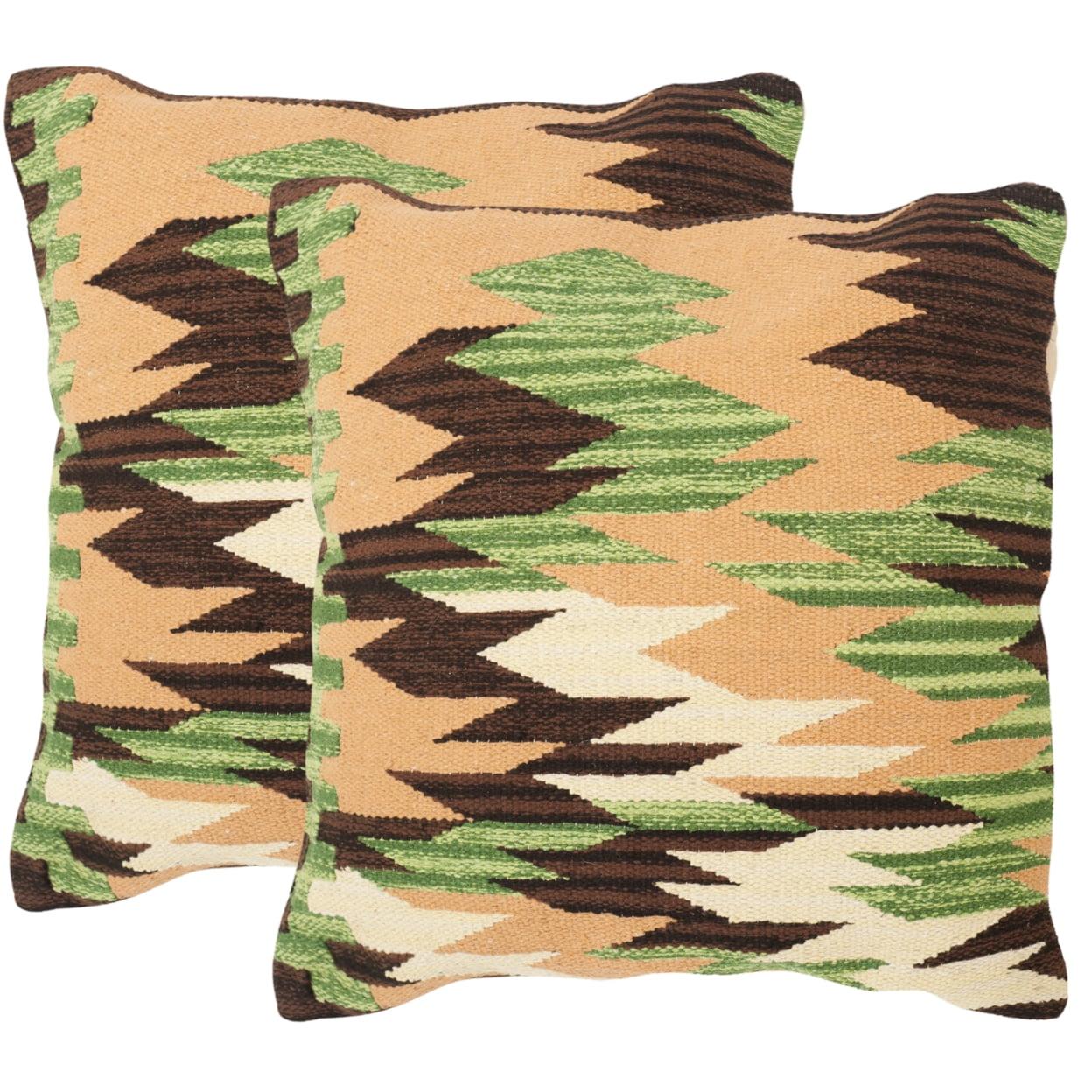 Abstract Feather Throw Pillow