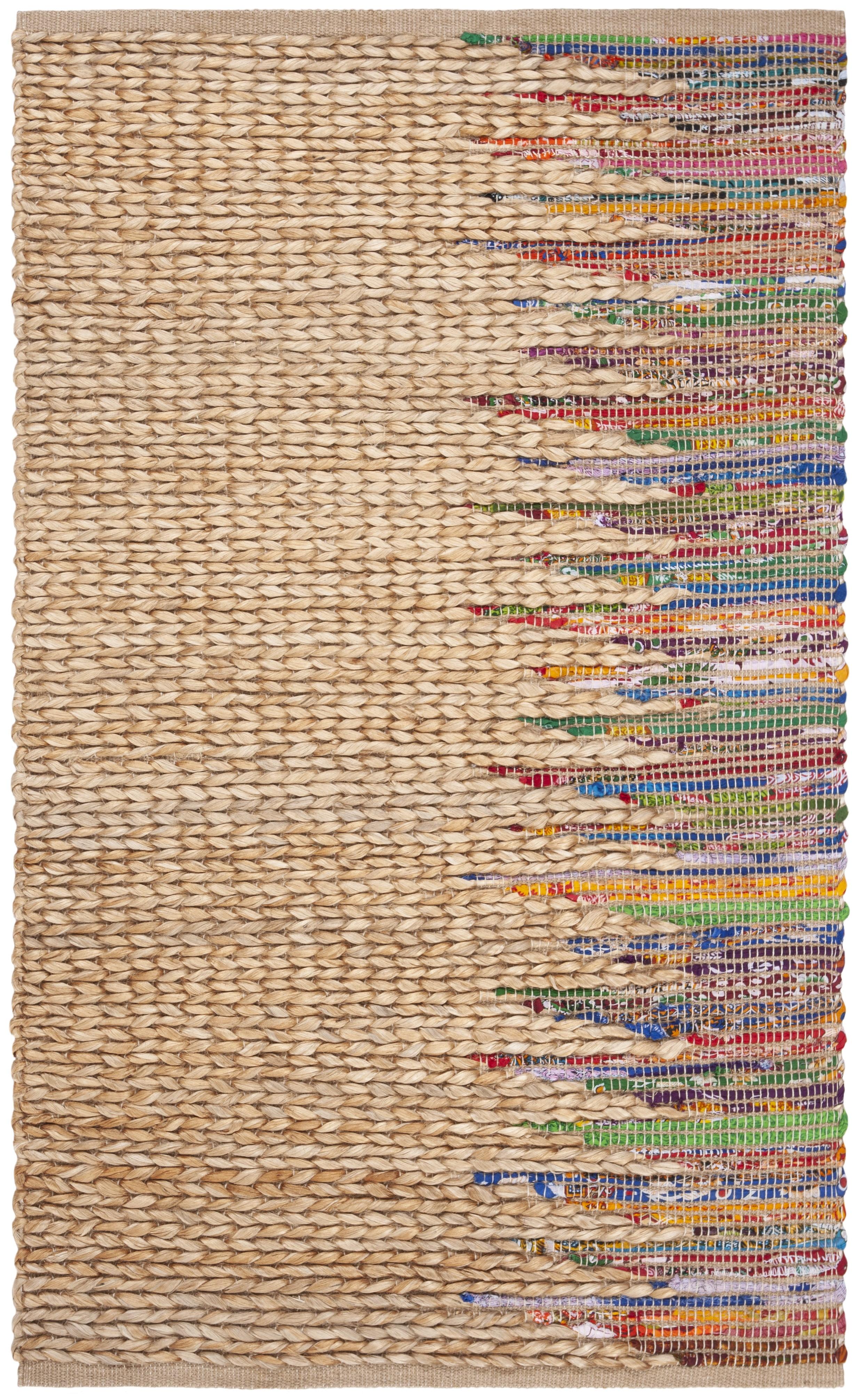 Cape Cod Multicolor Handwoven Jute Area Rug 3' x 5'