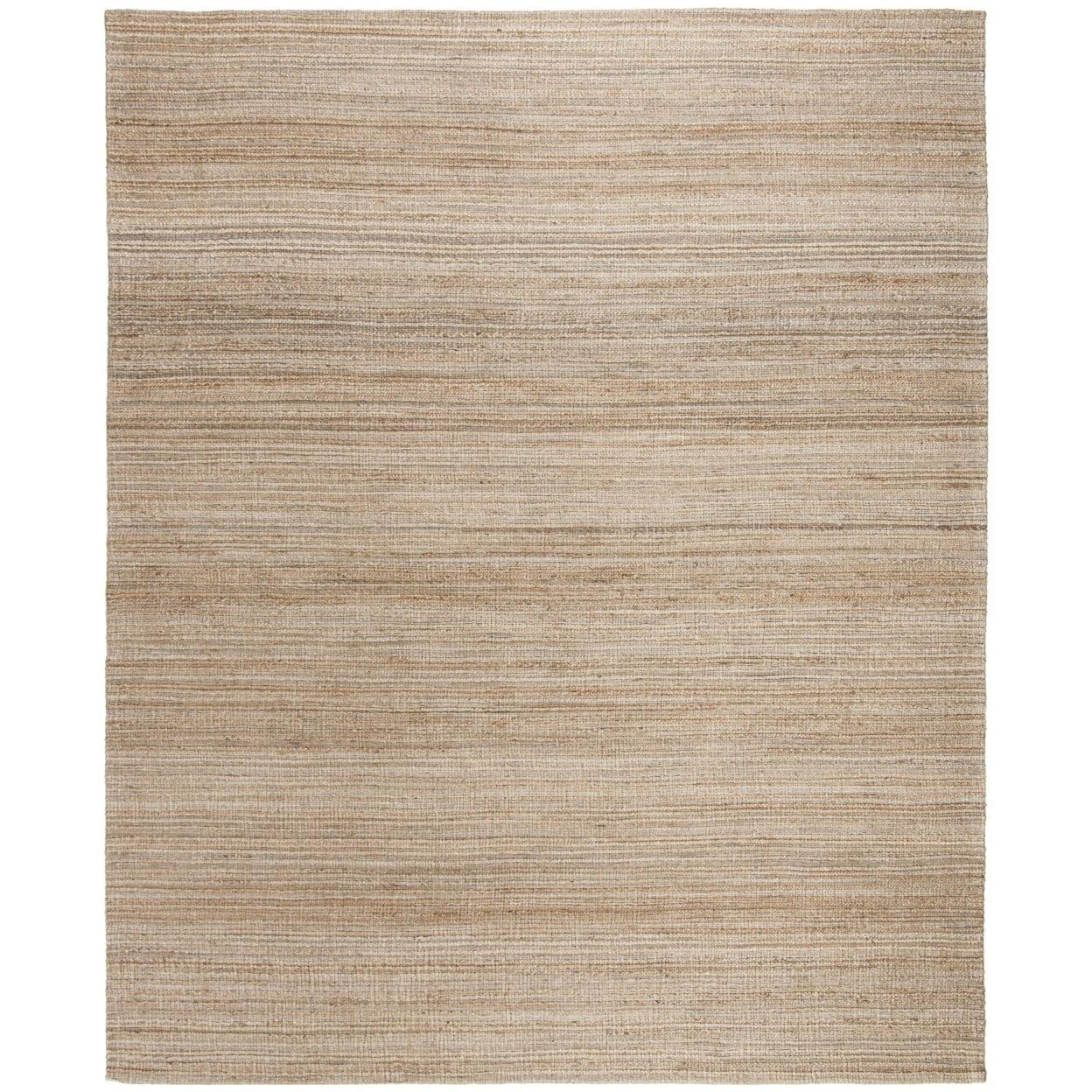 Natural Stripe Cotton Flat Woven 6' x 9' Area Rug