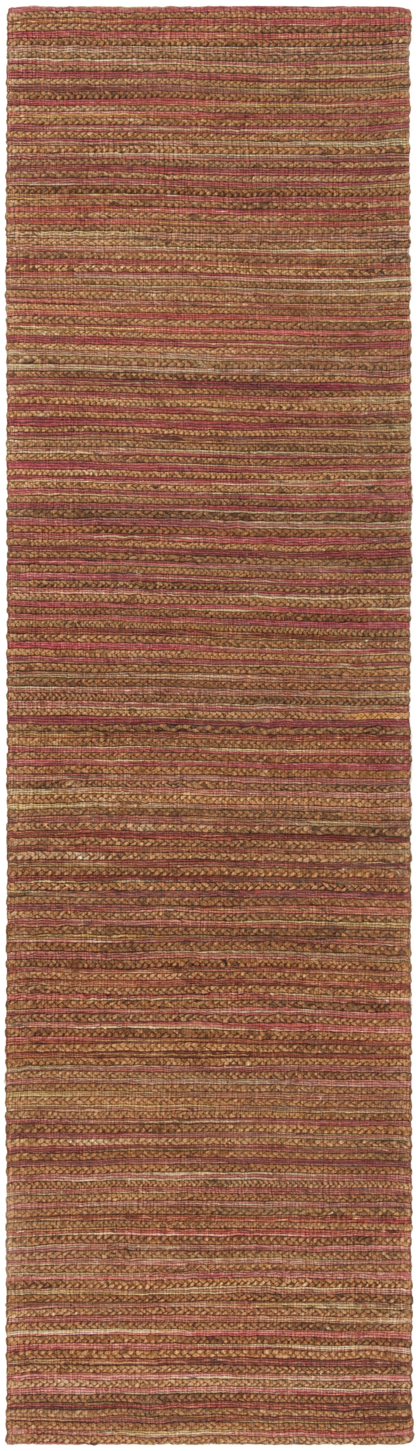 Cape Cod CAP503 Woven Indoor Runner Rug - Rust - 2'3"x12' - Safavieh