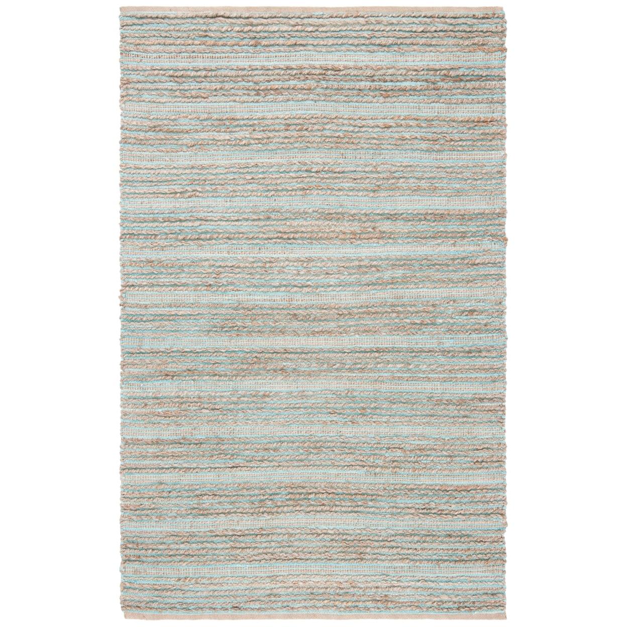 Cape Cod CAP851 Woven Indoor Area Rug - Aqua - 5'x8' - Safavieh