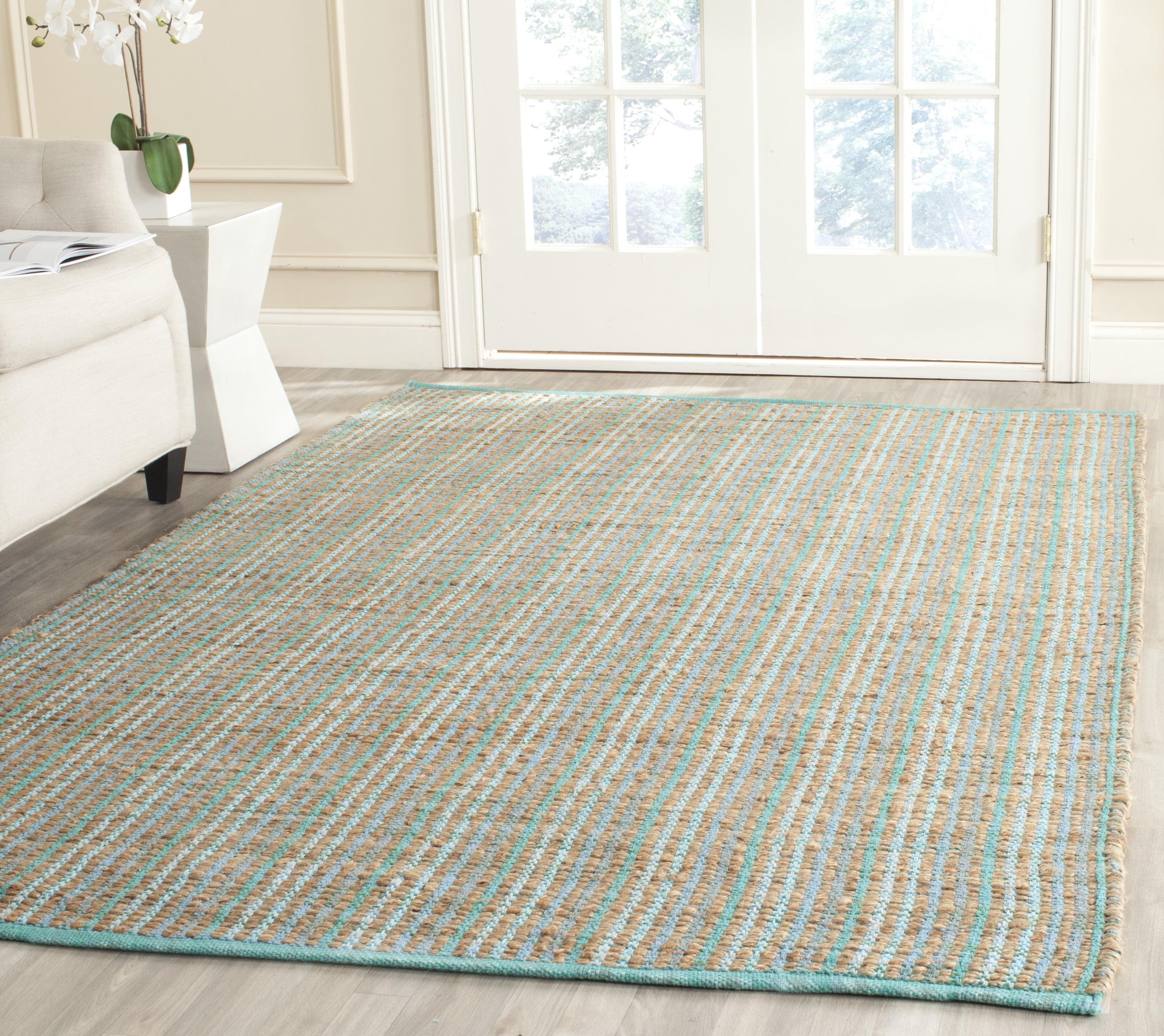 Cape Cod CAP831 Hand Woven Area Rug - Green - 6'x6' - Safavieh.