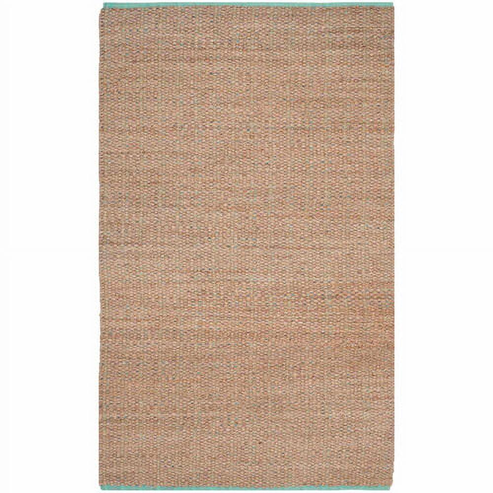Cape Cod CAP811 Hand Woven Area Rug - Aqua - 3'x5' - Safavieh.