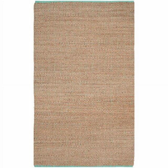 Cape Cod CAP811 Hand Woven Area Rug - Aqua - 3'x5' - Safavieh.