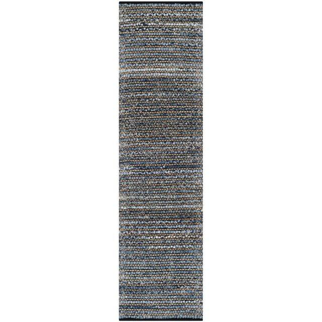 Cape Cod CAP365 Hand Woven Runner Rug - Blue - 2'3"x18' - Safavieh.