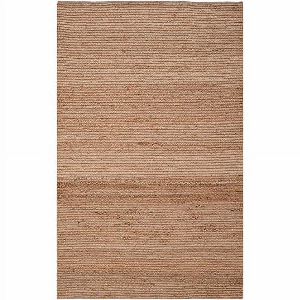 Cape Cod Natural Jute Handwoven Rectangular Area Rug 3' x 5'