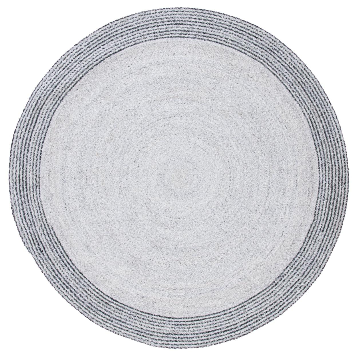 Cape Cod CAP223 Hand Woven Area Rug - Grey/Charcoal - 7' round - Safavieh.