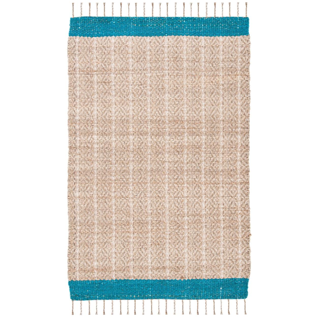 Union Rustic Abbie-J Hand Woven 0.8 Jute 0.2 Cotton Striped Rug