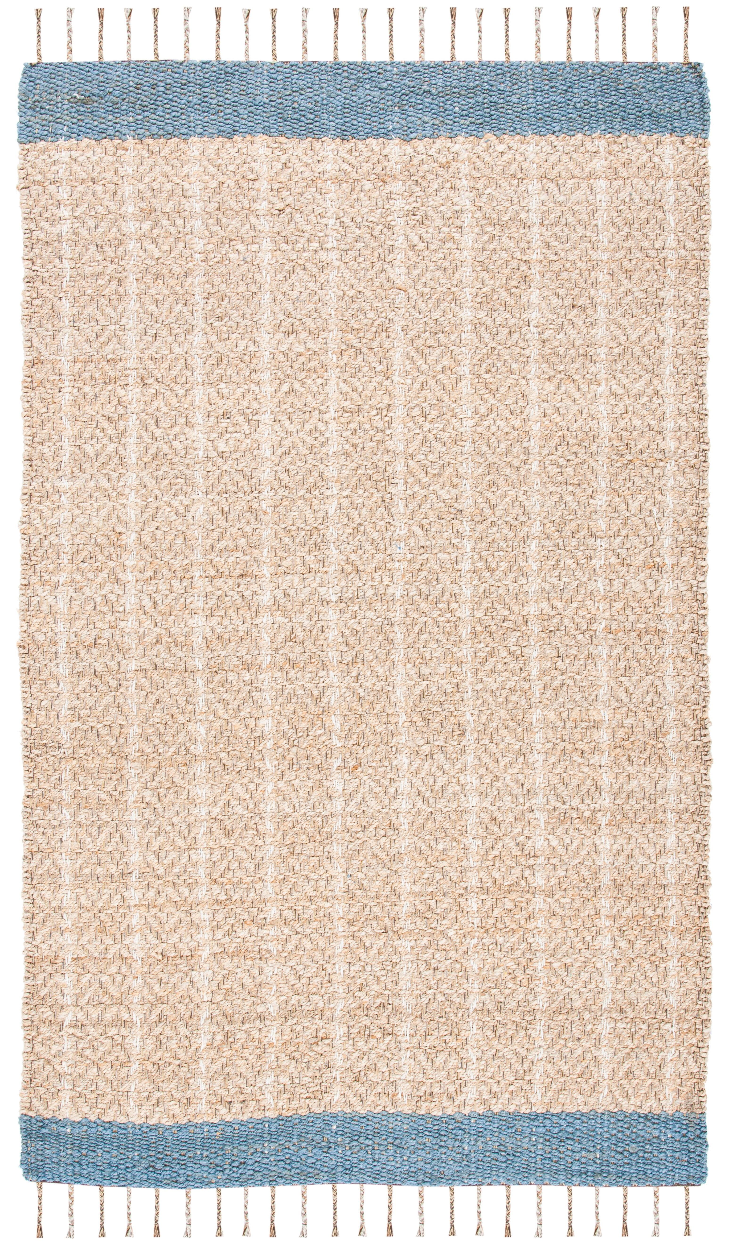 Sand & Stable™ Kevin Hand-Woven Cotton/Jute Gray/Beige Area Rug