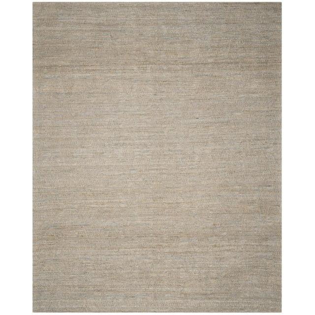 Cape Cod CAP412 Hand Woven Area Rug - Grey/Sand - 6'x6' - Safavieh.