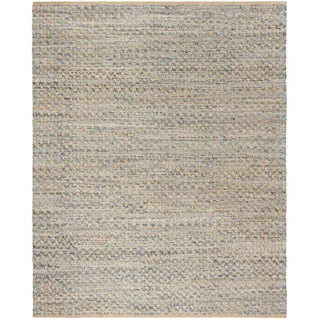 SAFAVIEH Cape Cod Phylliss Geometric Area Rug, Blue/Natural, 9' x 12'