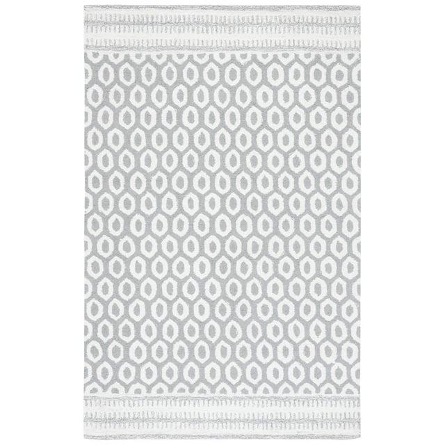 Capri CPR708 Tufted Indoor Area Rug - Ivory/Grey - 8'x10' - Safavieh