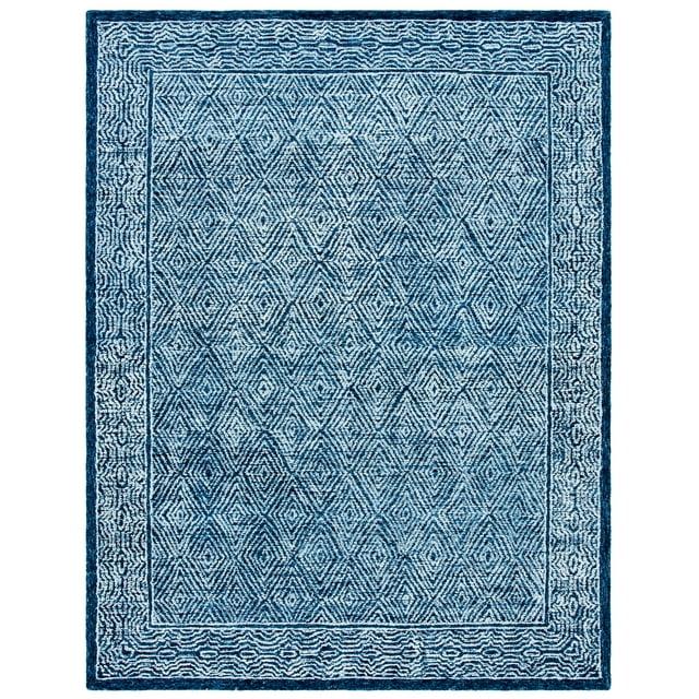 Capri CPR217 Hand Tufted Area Rug - Navy - 8'x10' - Safavieh.