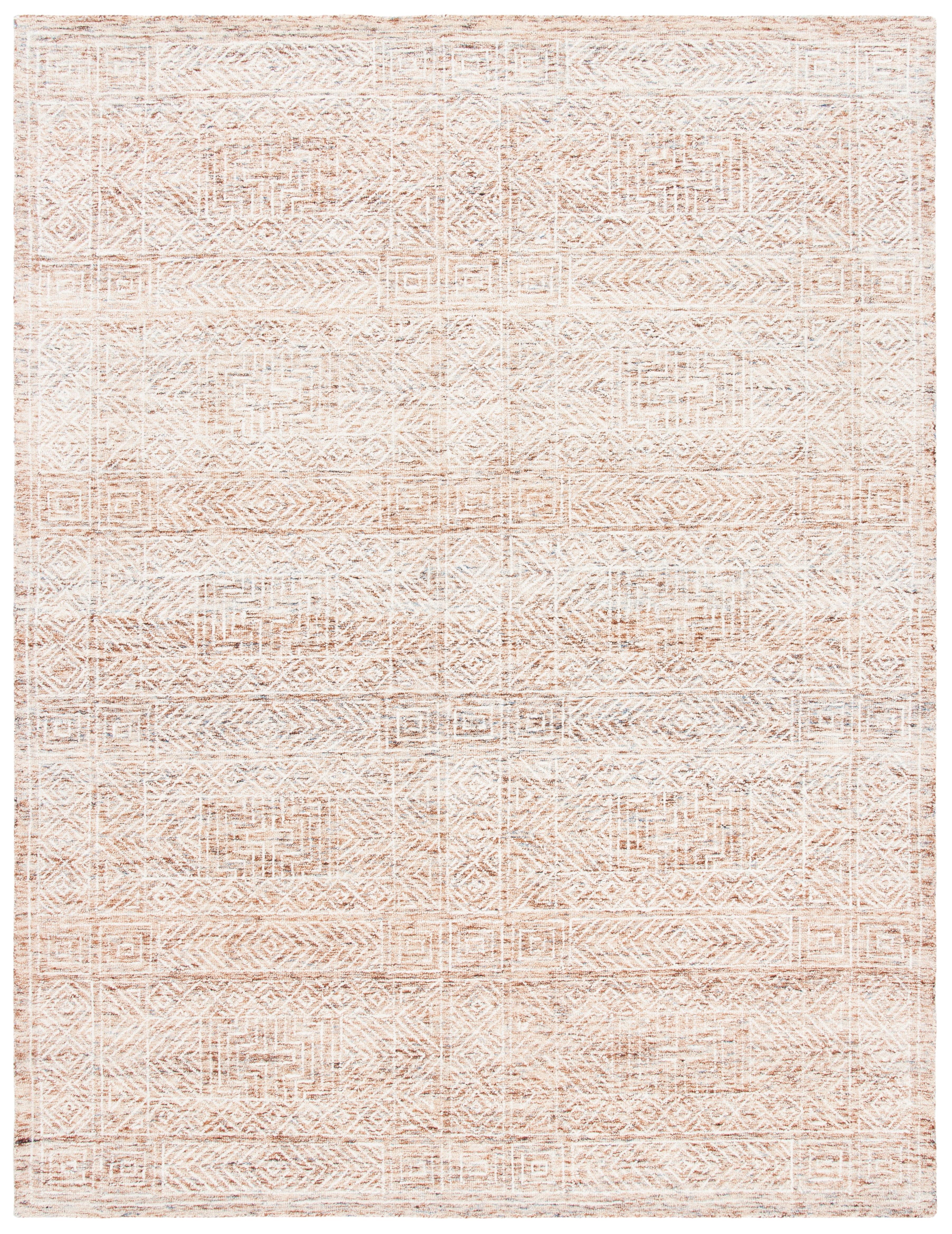 Capri CPR206 Hand Tufted Area Rug - Brown/Beige - 8'9"x11'9" - Safavieh.