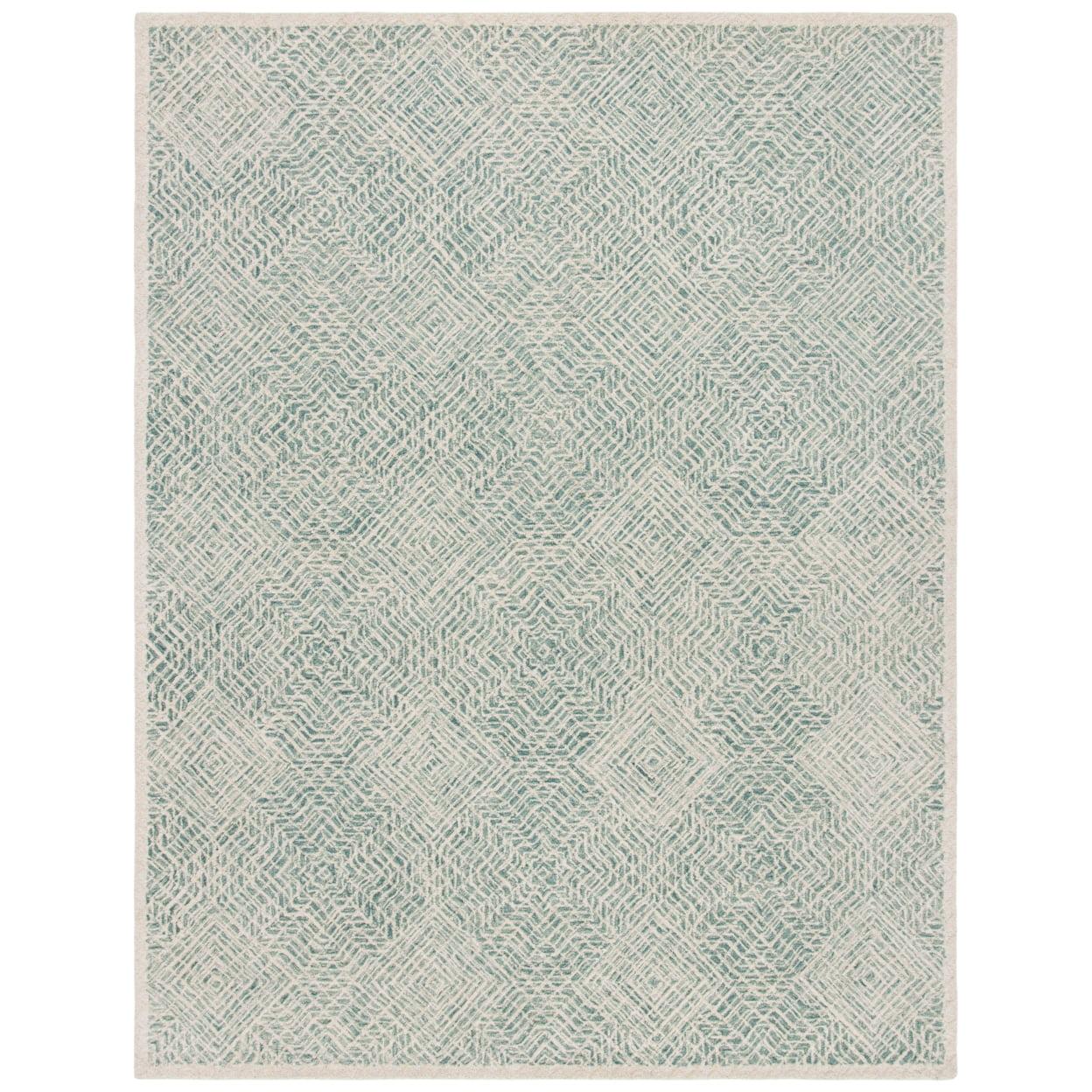 Capri CPR215 Tufted Indoor Area Rug - Blue/Ivory - 7'x7' - Safavieh