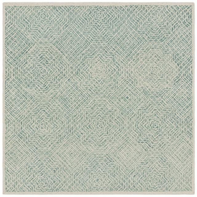 Capri CPR215 Tufted Indoor Area Rug - Blue/Ivory - 7'x7' - Safavieh