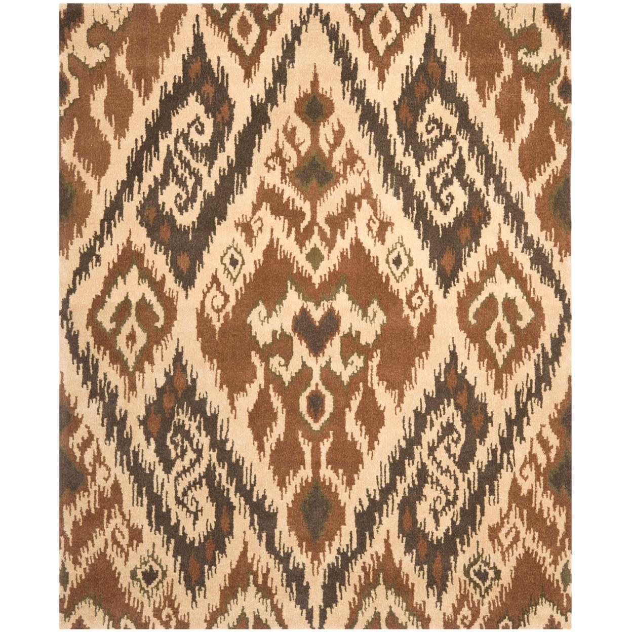 Capri Eleganza Multicolor Hand-Tufted Wool and Silk Blend 8' x 10' Area Rug