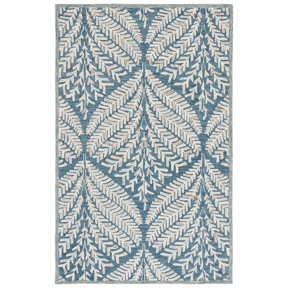 Chaithra Hand Tufted Wool Floral Rug