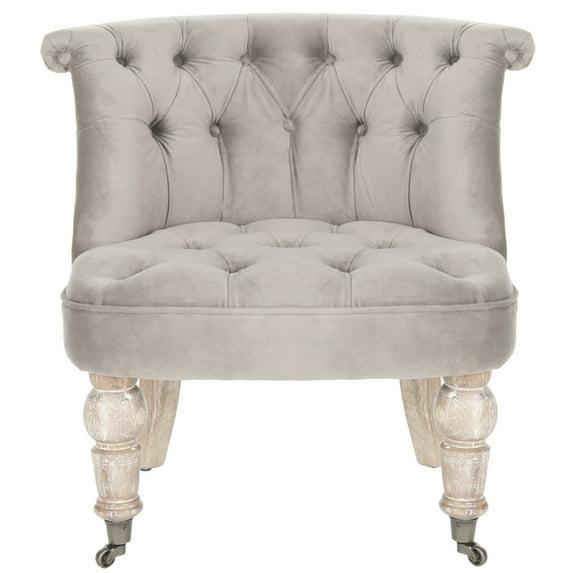 Carlin Tuffted Chair - MCR4711 - Mushroom - Safavieh