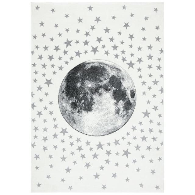 Carousel Kids CRK135 Power Loomed Accent Rug - Ivory/Gray - 2'3"x4' - Safavieh.
