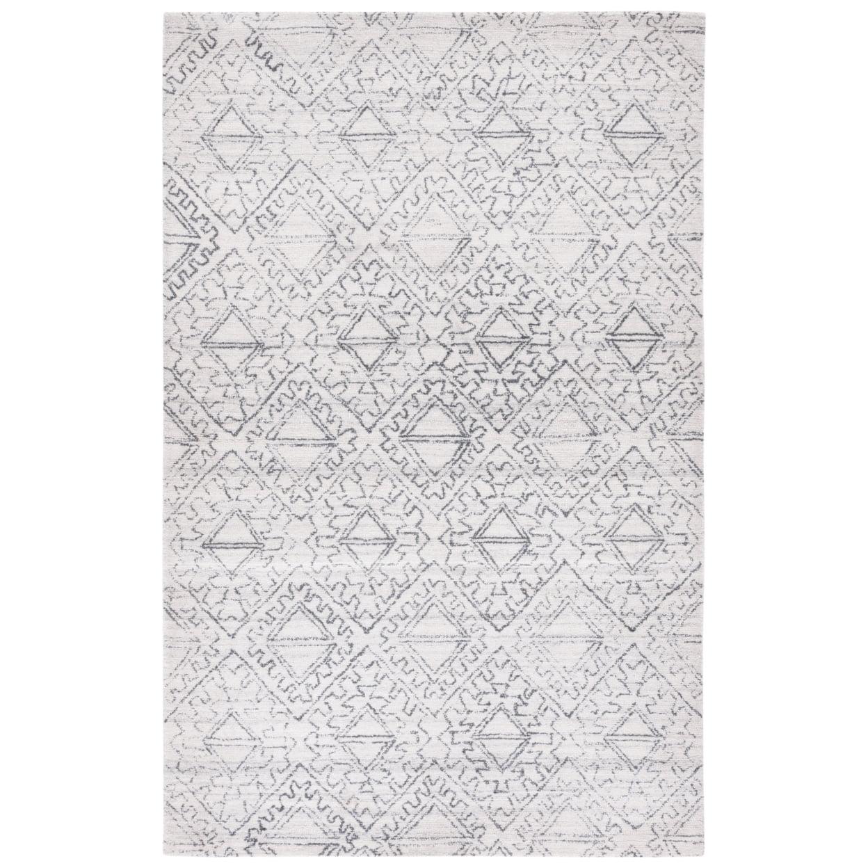 Blue and Beige 9' x 12' Stain-Resistant Kids Rug