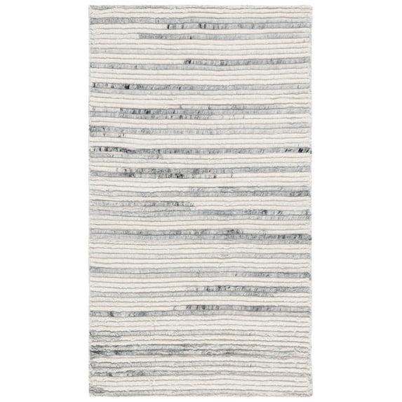 Casablanca CSB793 Hand Woven Indoor Accent Rug - Grey/Ivory - 4'x6' - Safavieh