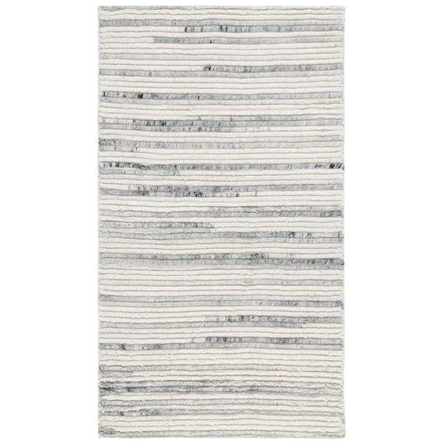 Casablanca CSB793 Hand Woven Indoor Accent Rug - Grey/Ivory - 4'x6' - Safavieh