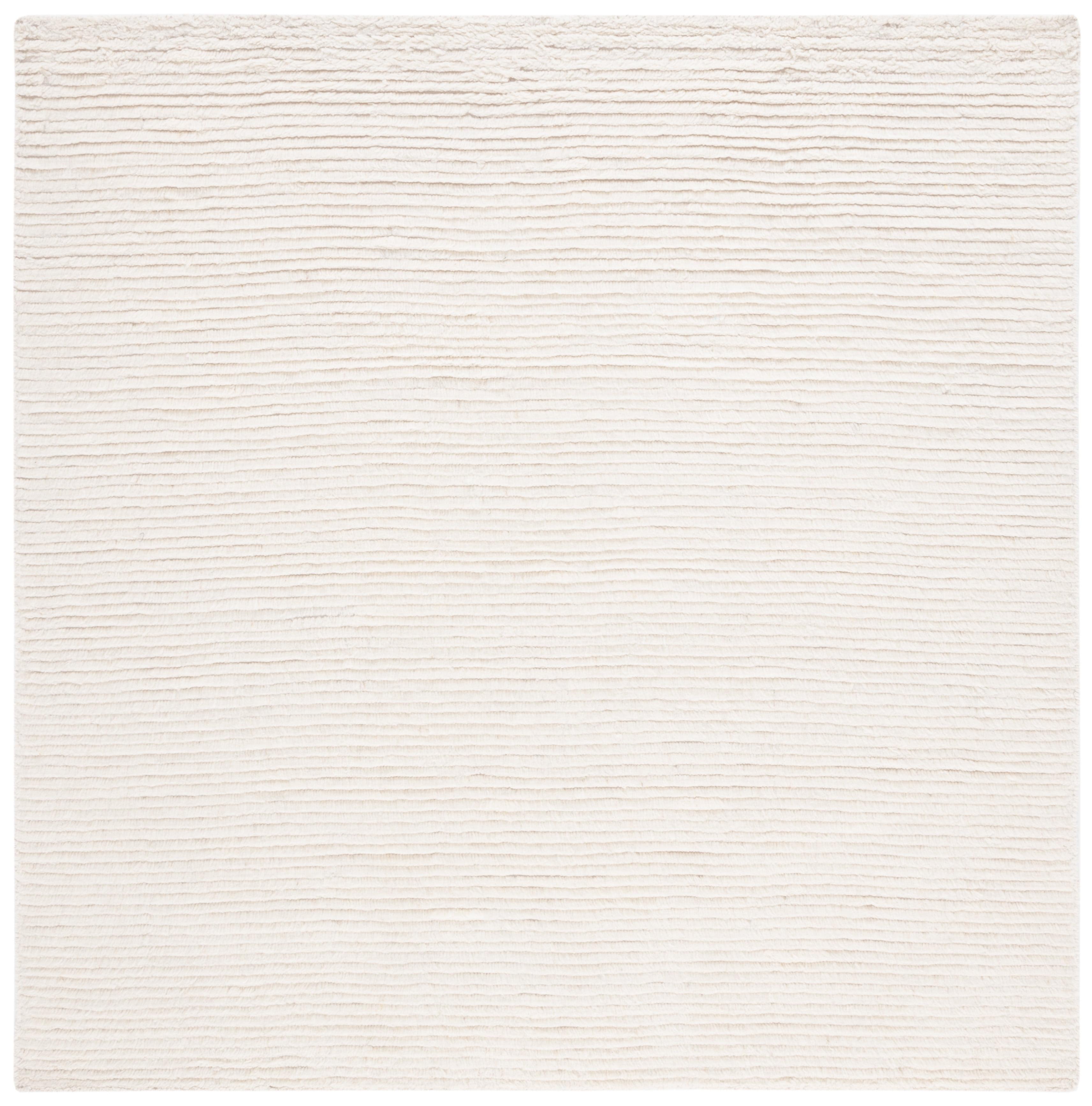 SAFAVIEH Casablanca Blake Distressed Area Rug, Ivory, 6' x 6' Square