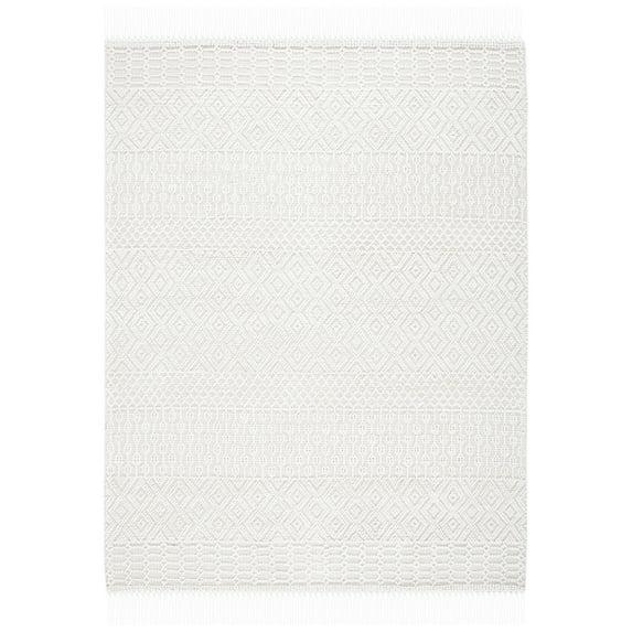 SAFAVIEH Casablanca Braelyn Diamond Area Rug, Ivory, 4' x 6'