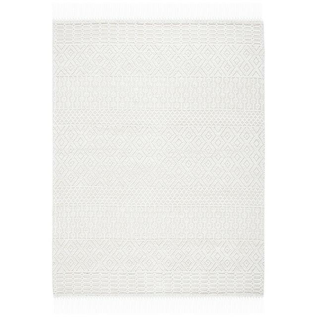 SAFAVIEH Casablanca Braelyn Diamond Area Rug, Ivory, 4' x 6'