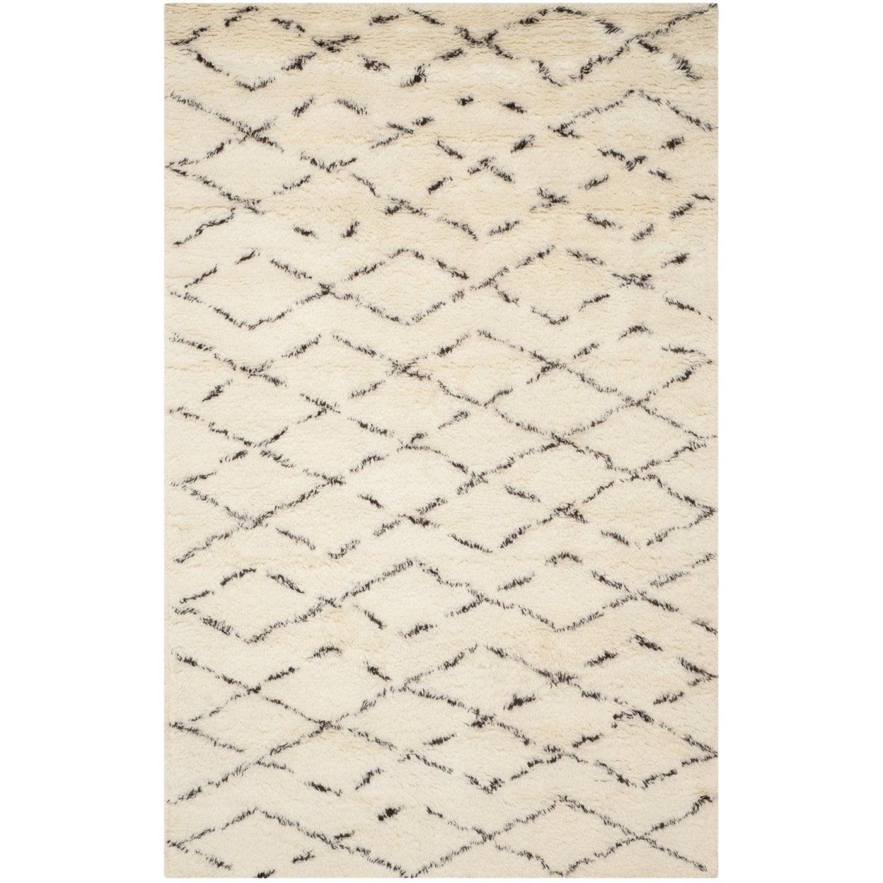 SAFAVIEH Casablanca CSB847A Handmade Ivory / Brown Rug