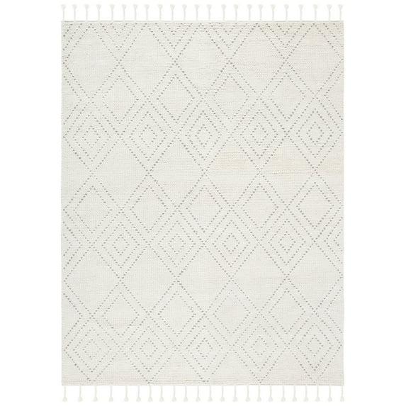 Casablanca CSB676 Hand Loomed Area Rug - Ivory/Grey - 8'x10' - Safavieh.