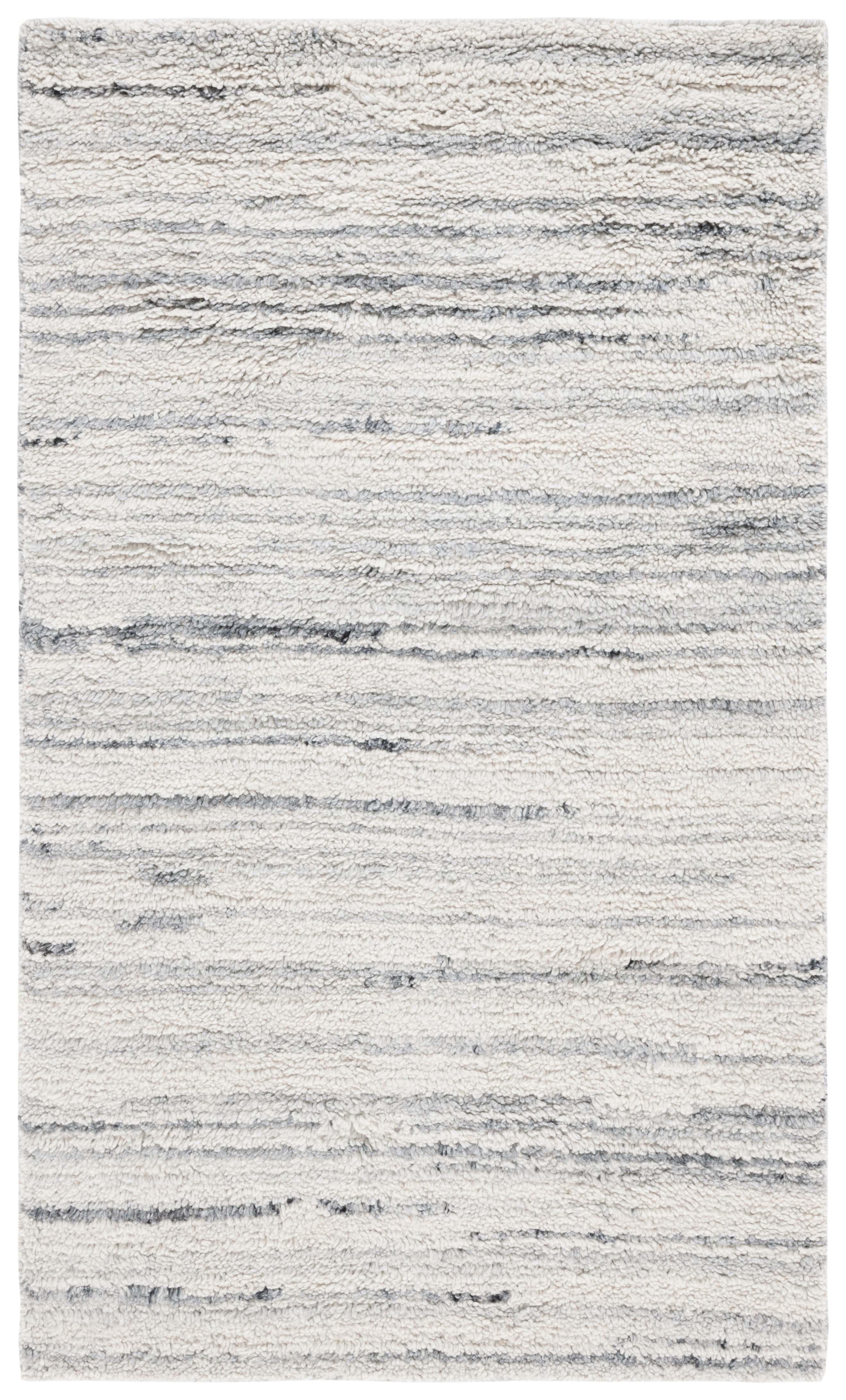 Casablanca CSB792 Hand Woven Indoor Accent Rug - Grey/Ivory - 4'x6' - Safavieh