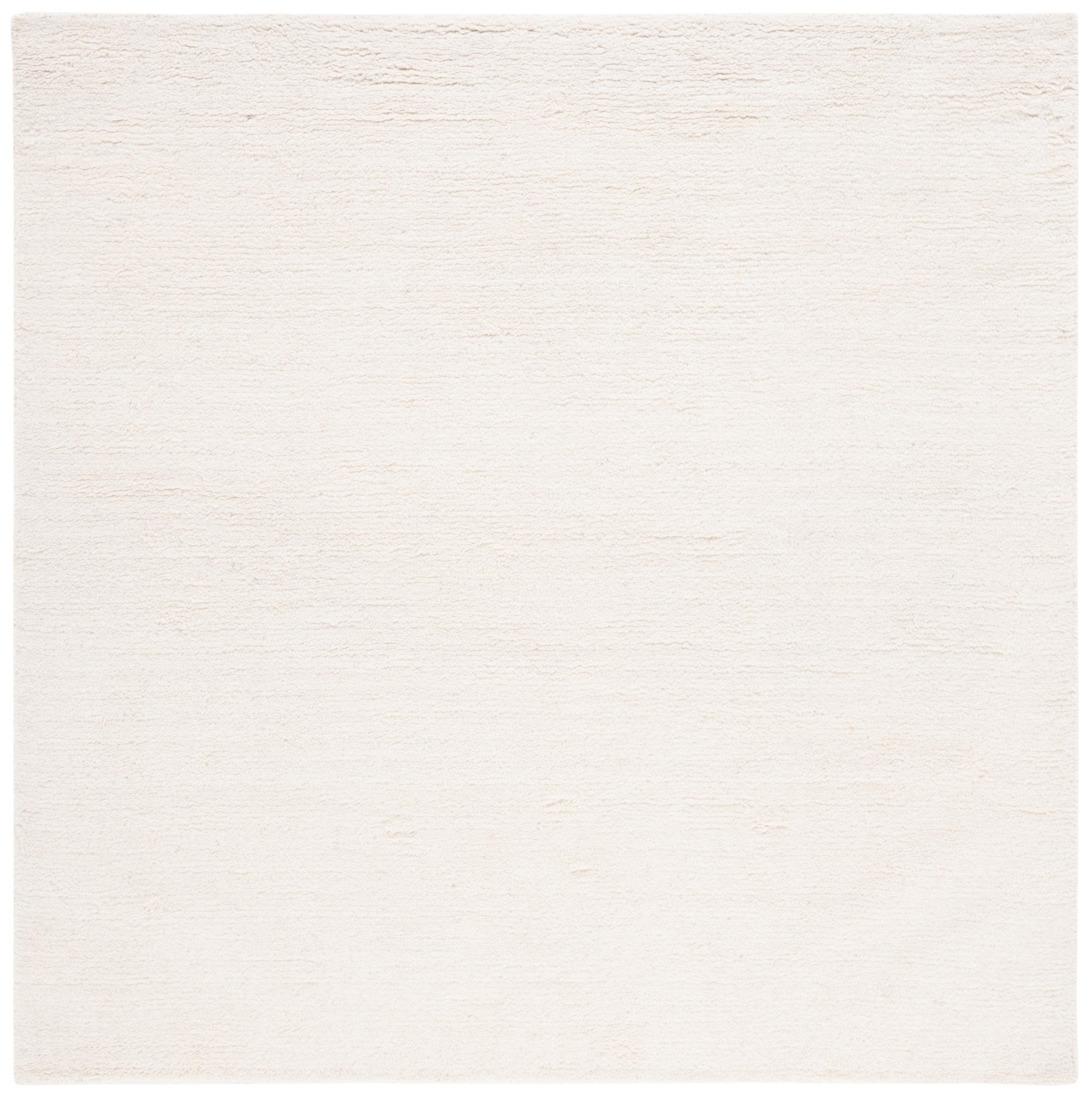 SAFAVIEH Casablanca Katharine Distressed Area Rug, Ivory, 6' x 6' Square