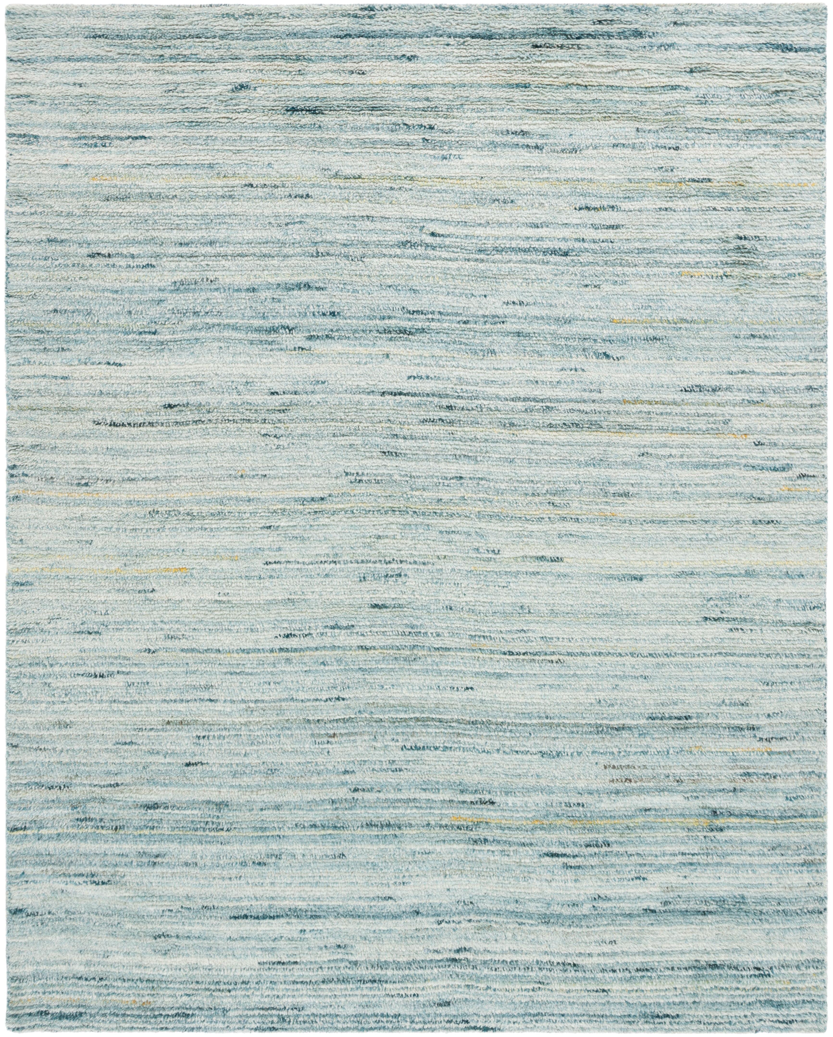 Casablanca CSB792 Hand Woven Indoor Area Rug - Turquoise/Ivory - 8'x10' - Safavieh