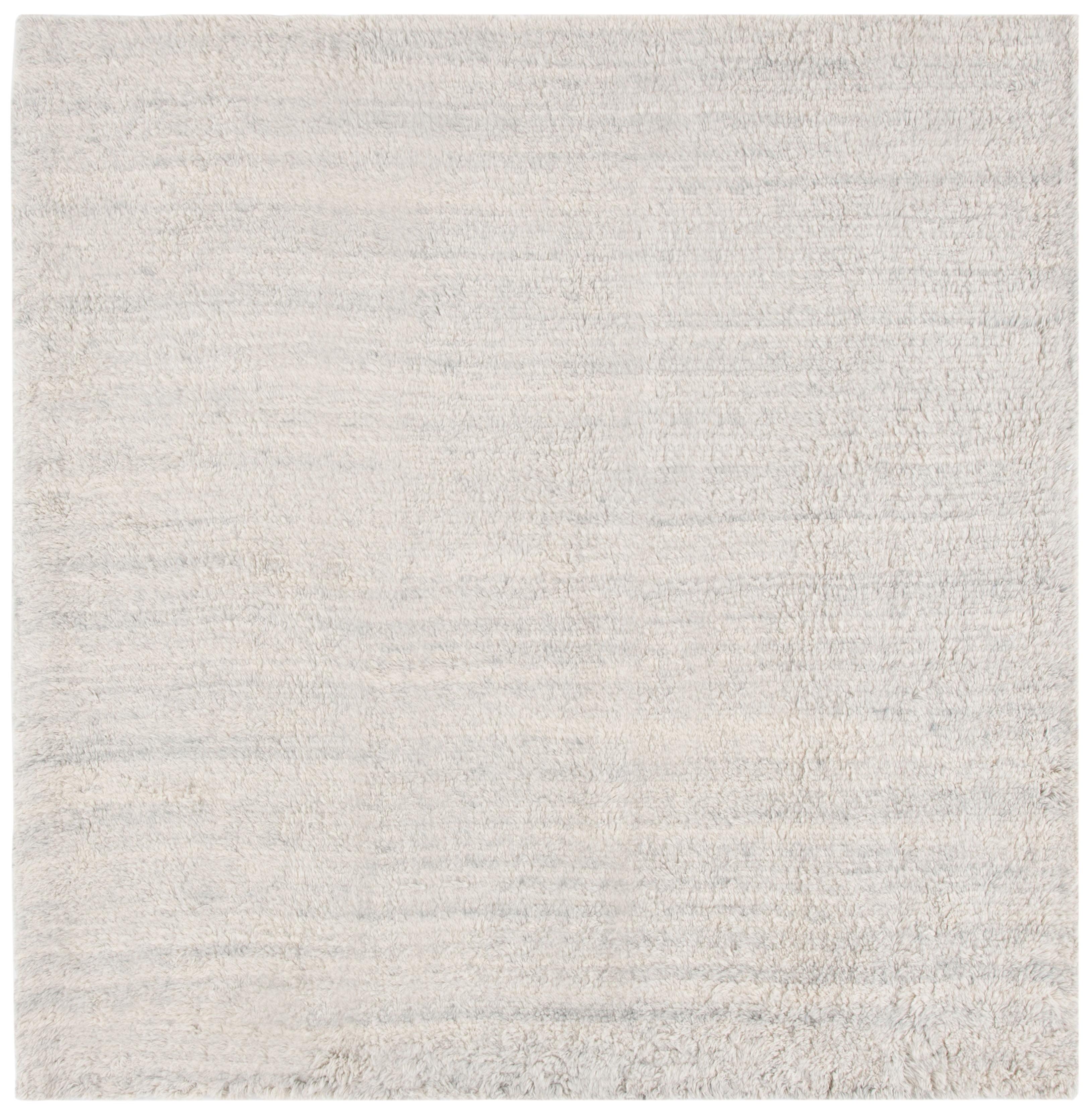 Casablanca CSB703 Hand Tufted Indoor Area Rug - Silver/Ivory - 6'x6' - Safavieh