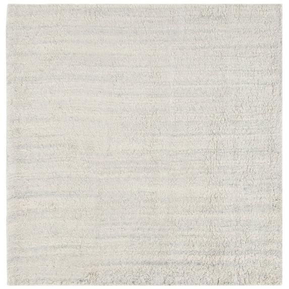 Casablanca CSB703 Hand Tufted Indoor Area Rug - Silver/Ivory - 6'x6' - Safavieh