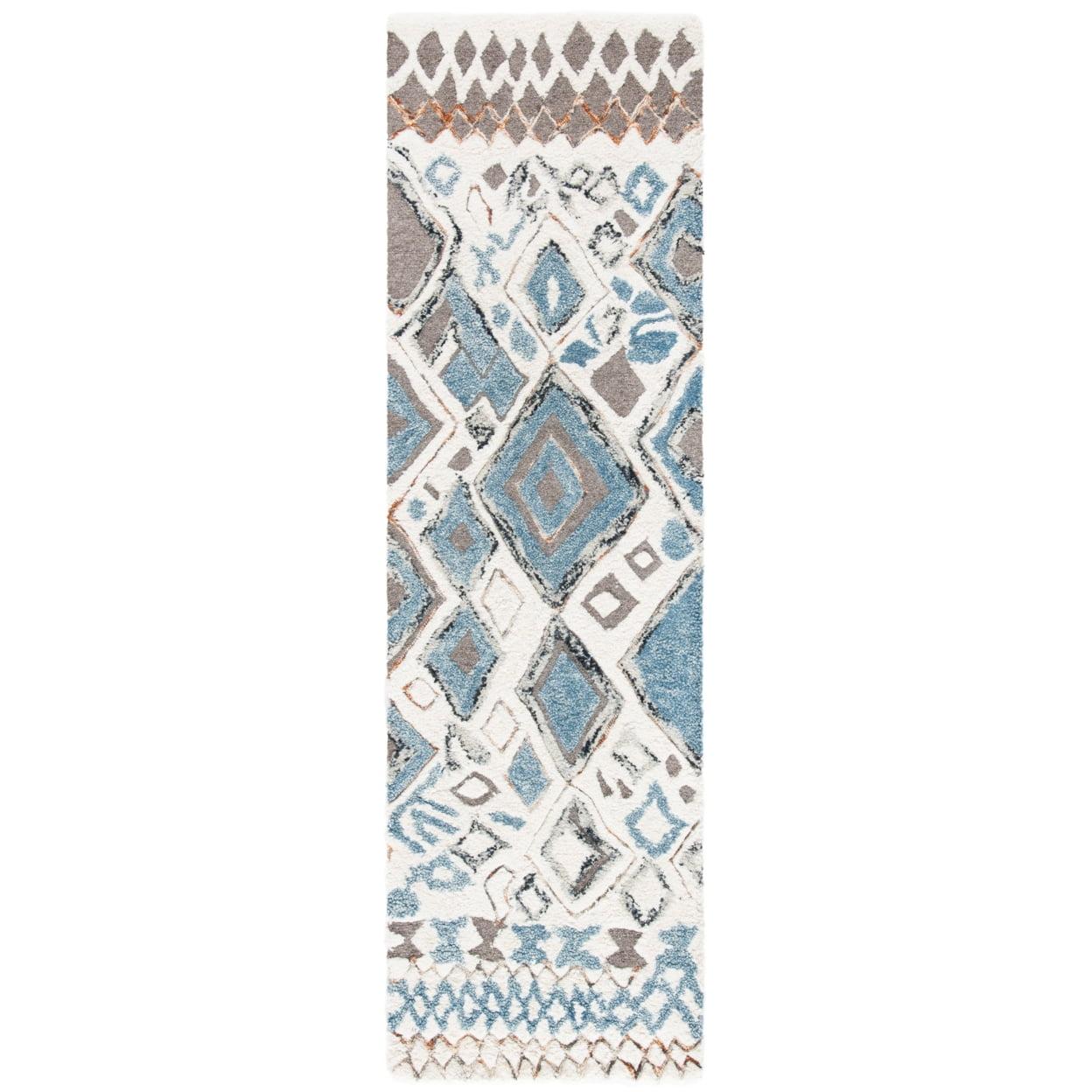 Casablanca CSB618 Hand Tufted Moroccan Shag Area Rug  - Safavieh