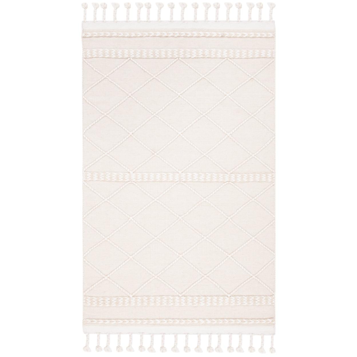 Casablanca CSB575 Hand Loomed Area Rug - Beige/Ivory - 5'x8' - Safavieh.