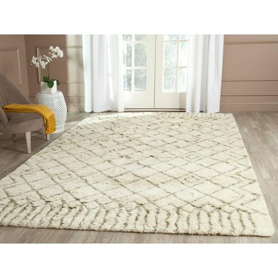 Casablanca CSB894 Hand Tufted Indoor Area Rug - Ivory/Green - 10'x14' - Safavieh