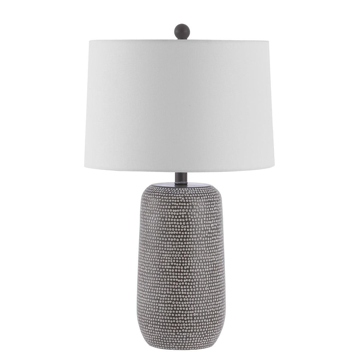 Celvin 26" White and Gray Ceramic Table Lamp