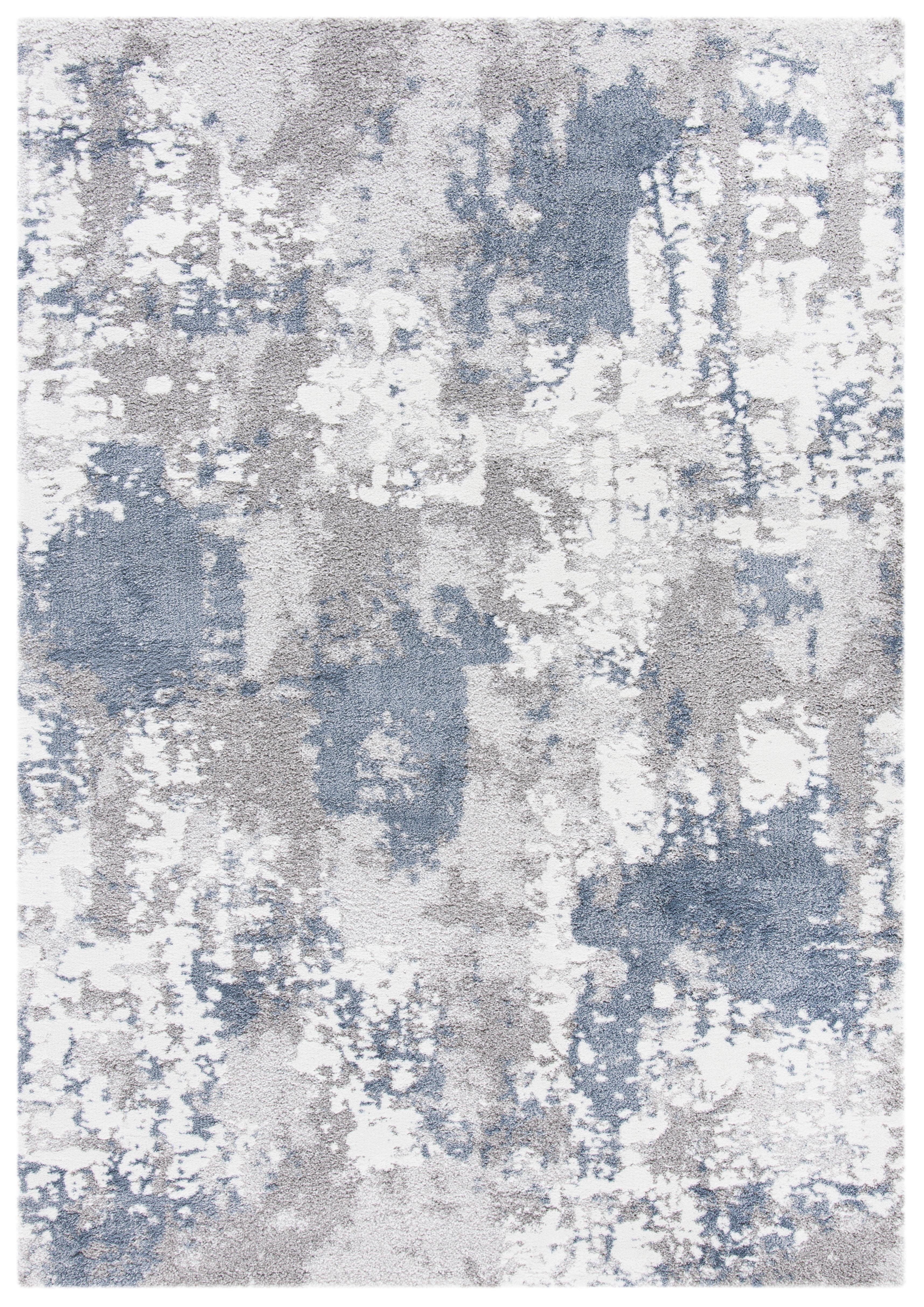 Century 300 CTY339 Power Loomed Indoor Accent Rug - Grey/Blue - 2'7"x5' - Safavieh